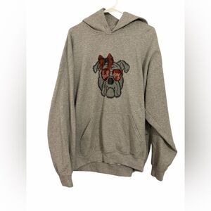 Gray Gildan Unisex XL Georgia Bulldogs Screen Printed Hoodie